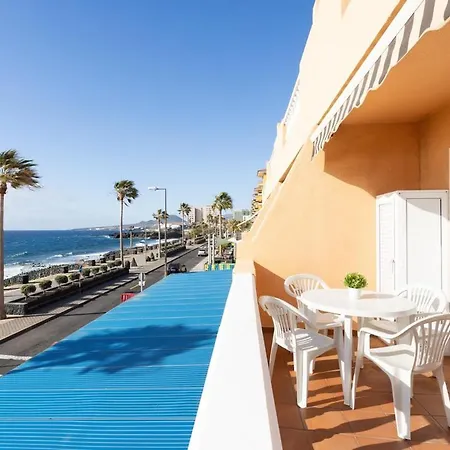 Balcon Al Mar, Sol Y Playa En Primera Linea De Costa アパート カンデラリア