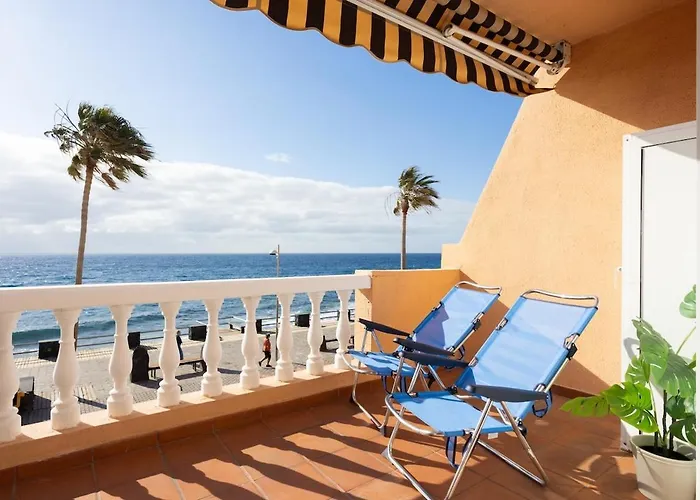 Balcon Al Mar, Sol Y Playa En Primera Linea De Costa * Candelaria